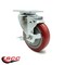 Service Caster Hatco 413042600400 4'' Replacement Caster with Brake HAT-SCC-20S414-PPUB-RED-TLB - alternate 4